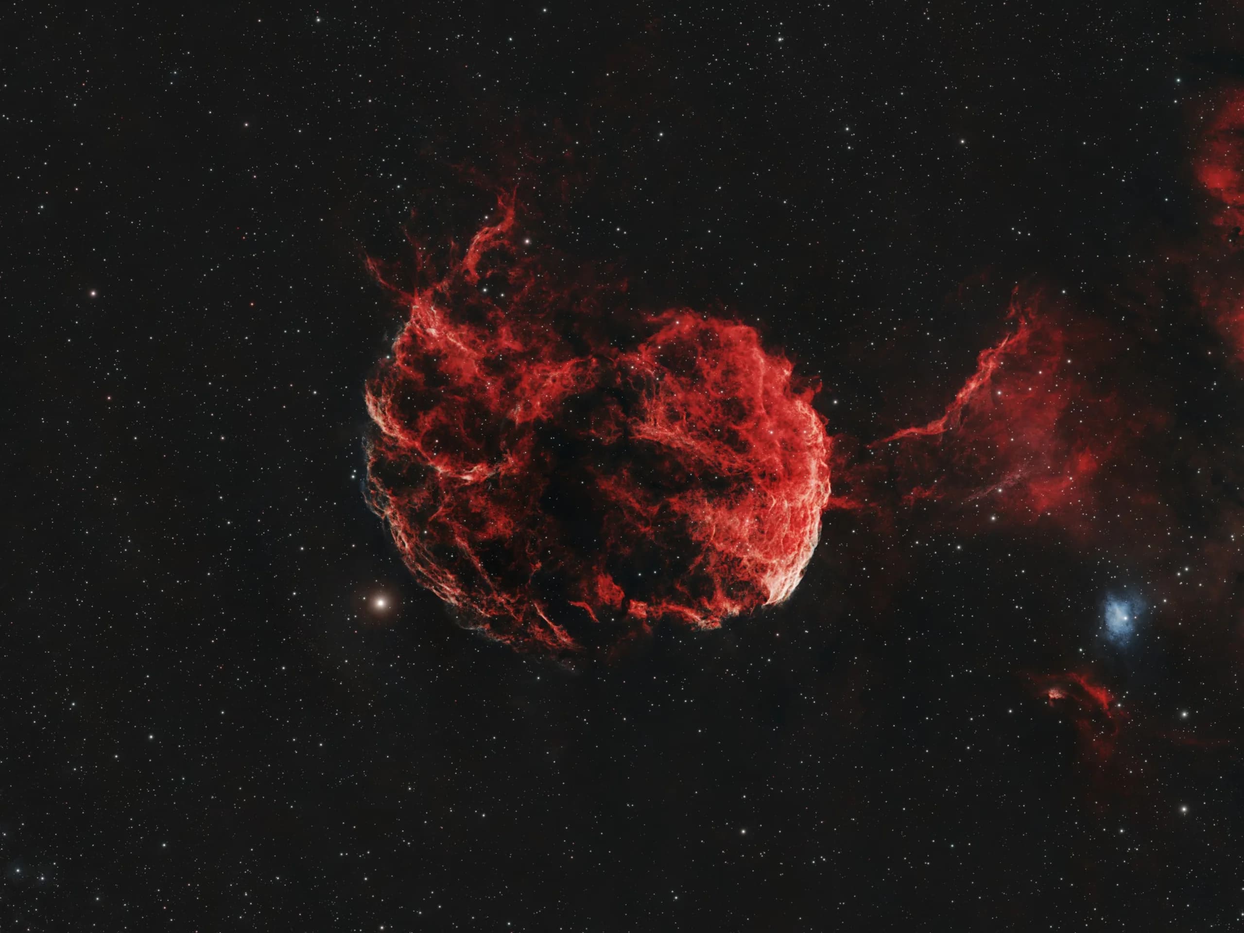 IC 443 Jellyfish Nebula astrophotography image by NightSkyLens