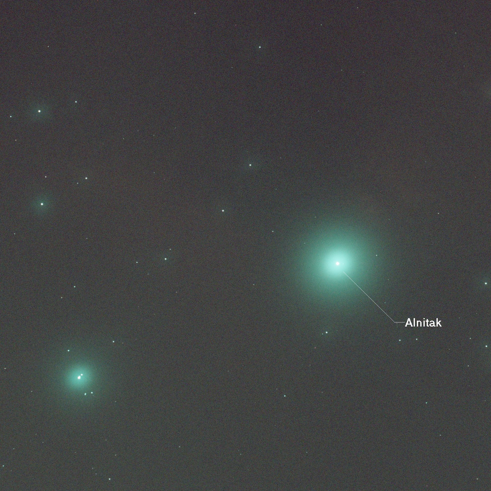 Horsehead Nebula as clouds begin reducing transparency
